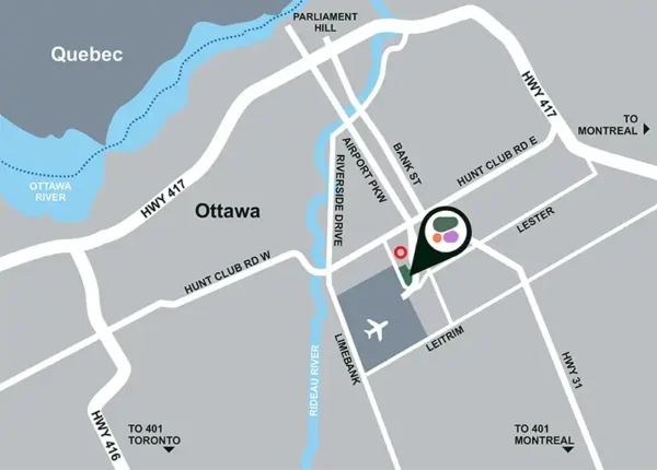 Getting to the Cohere Centre Map